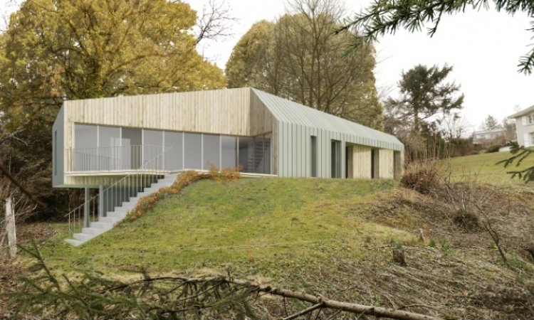 Construction d'une maison bois située à Voiron