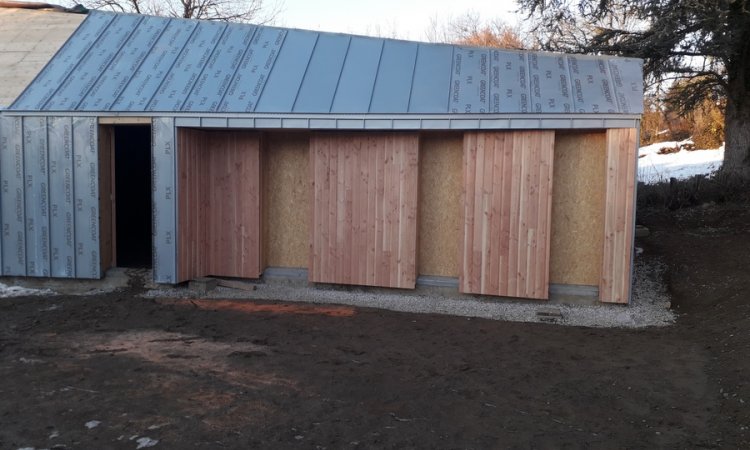 Construction d'une maison bois située à Voiron